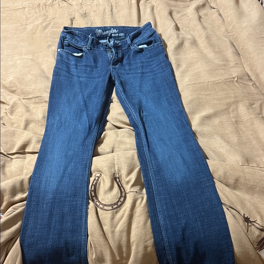 Wrangler Women's Dark Blue Boot Cut Jeans
